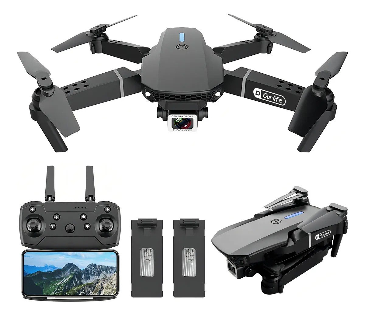 Mini Drone Ourlife AK Air2 con 50% de DESCUENTO en Mercado Libre