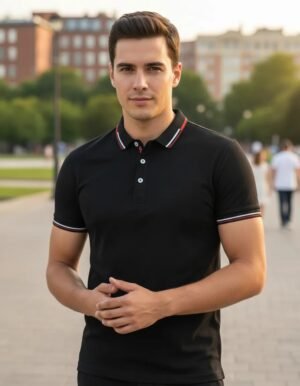 Polo casual de manga corta con 56% de DESCUENTO en Mercado Libre