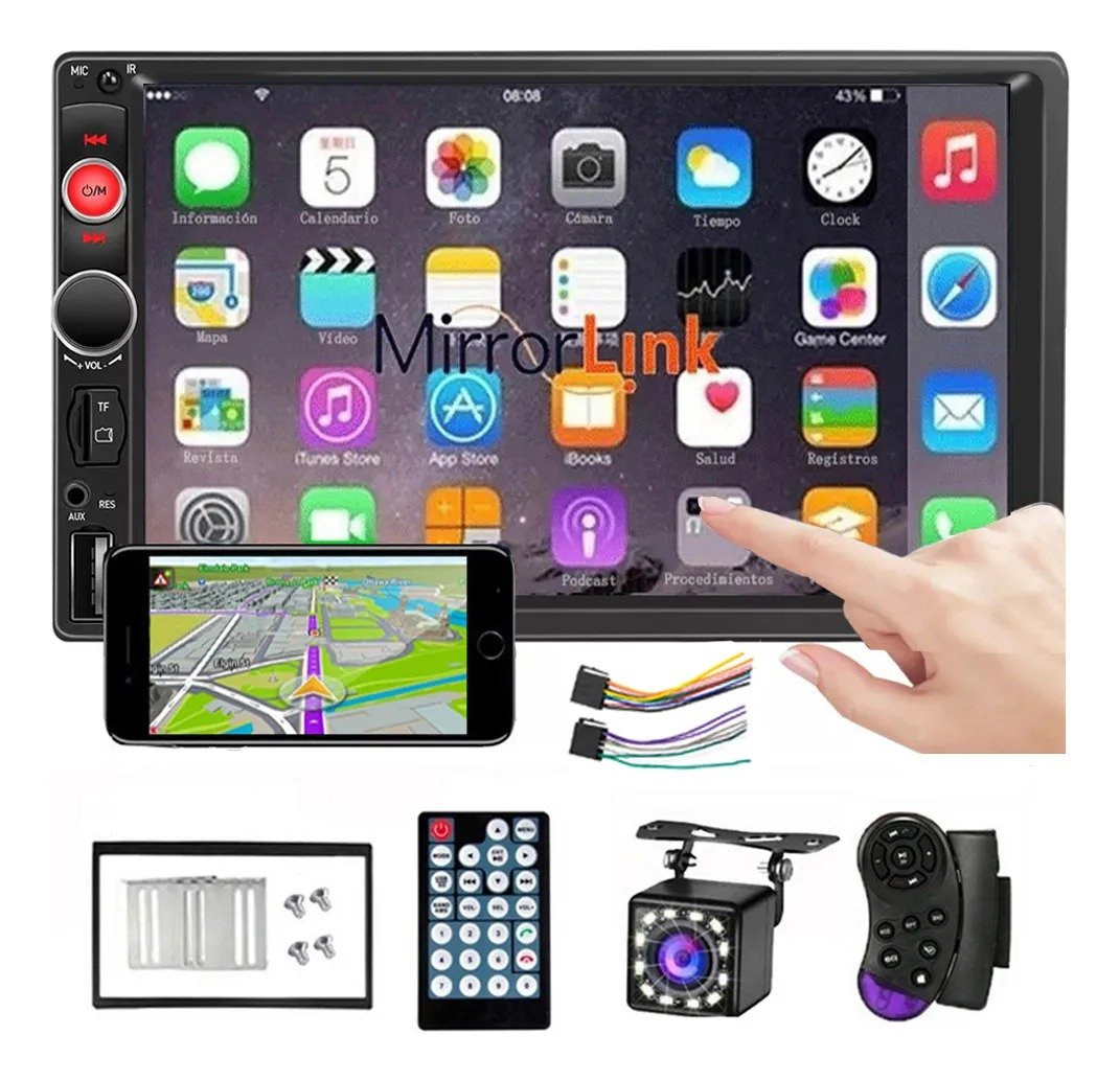 Estéreo para coche Fnbrli Mirror Link 7 con cámara con 19% de DESCUENTO