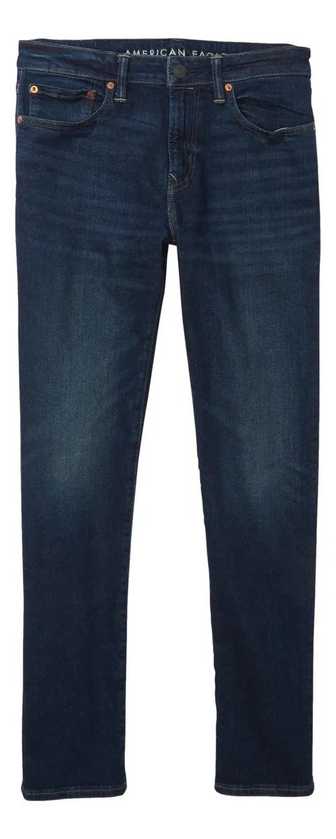 Jeans Flex+ Slim Straight de American Eagle con 25% de DESCUENTO