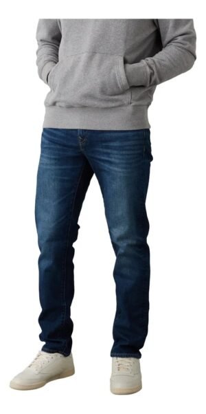 Jeans Flex+ Slim Straight de American Eagle con 25% de DESCUENTO