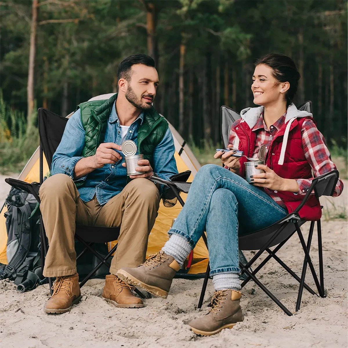 Silla Plegable Portátil para playa o camping con 23% de DESCUENTO silla plegable portátil para playa o camping con 23% de descuento