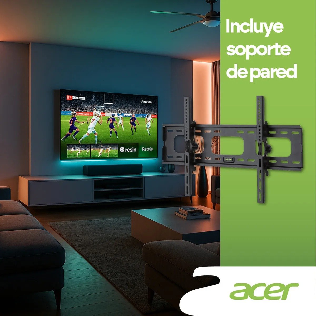 smart tv acer de 50 pulgadas 4k qled con 53% de descuento en mercado libre smart tv acer de 50 pulgadas 4k qled con 53% de descuento en mercado libre