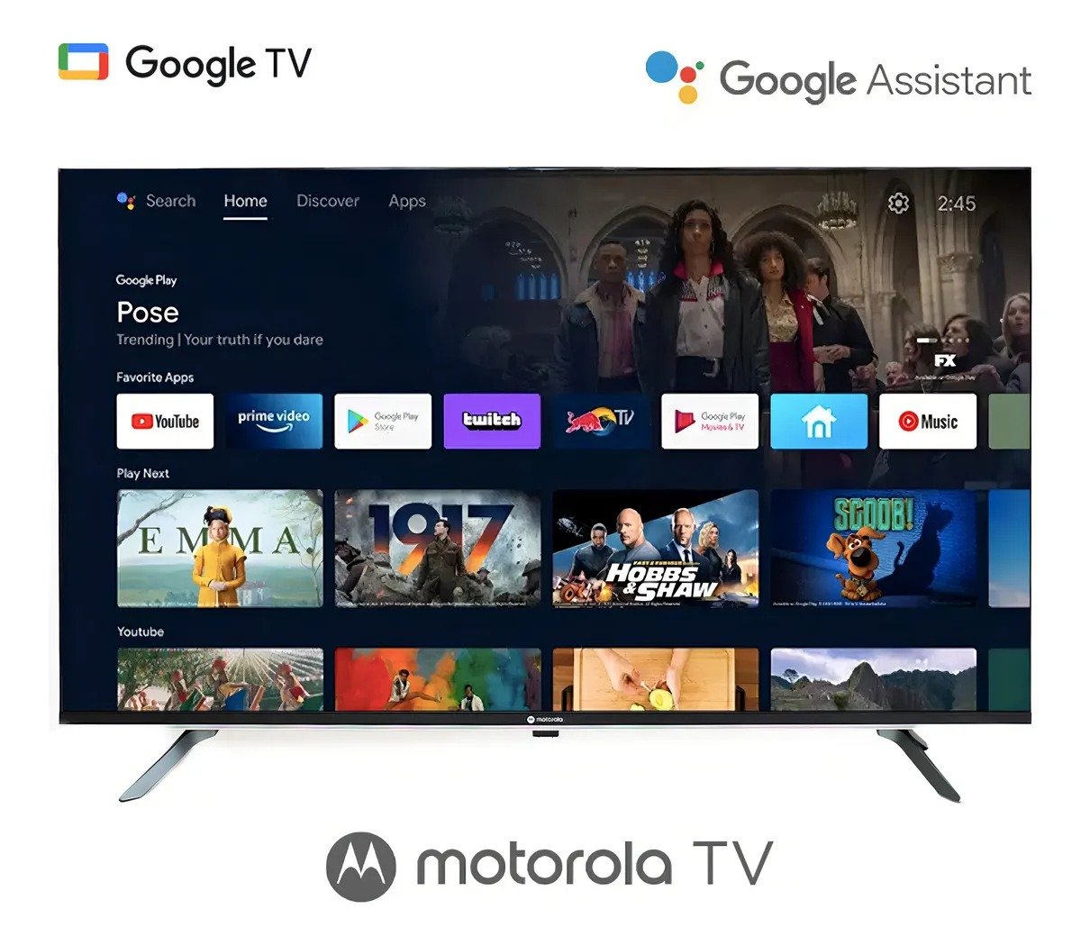 Smart TV Motorola Full HD LED con 44% de DESCUENTO en Mercado Libre