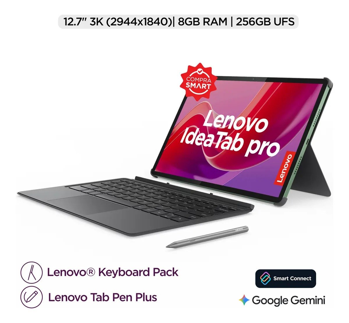 Tablet Lenovo Idea Tab Pro 8 GB RAM y 256 GB de almacenamiento con 48% de DESCUENTO