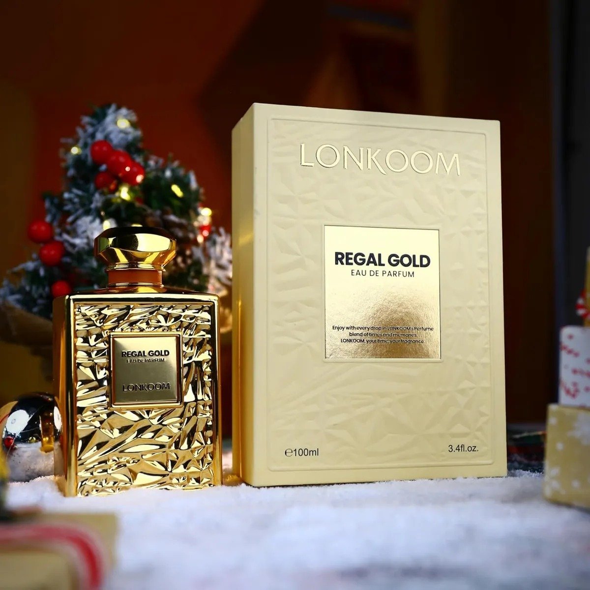 perfume de mujer lonkoom regal gold de 100 ml con 53% de descuento perfume de mujer lonkoom regal gold de 100 ml con 53% de descuento