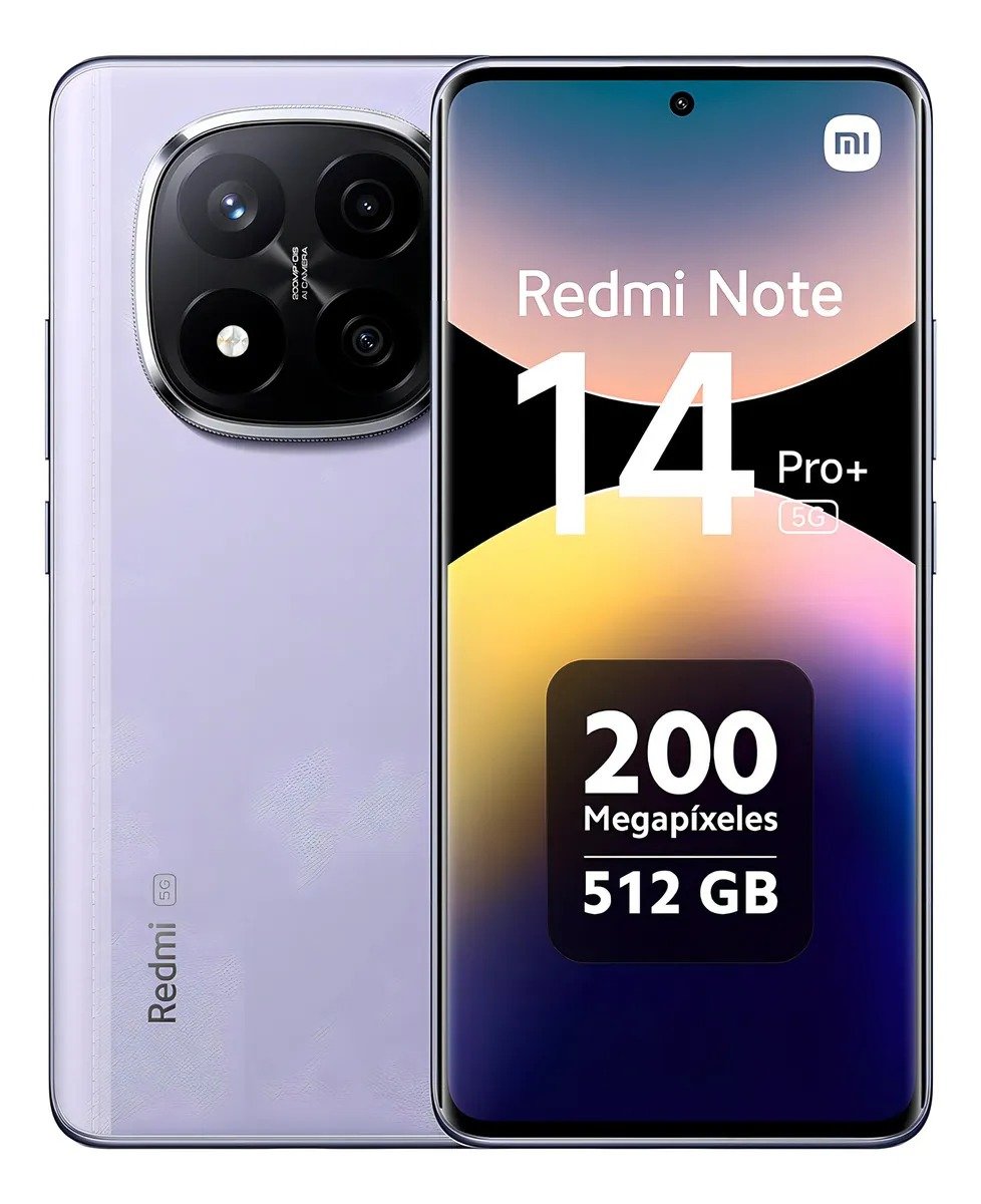 Xiaomi Redmi Note 14 Pro Plus color Lavanda con 26% de DESCUENTO