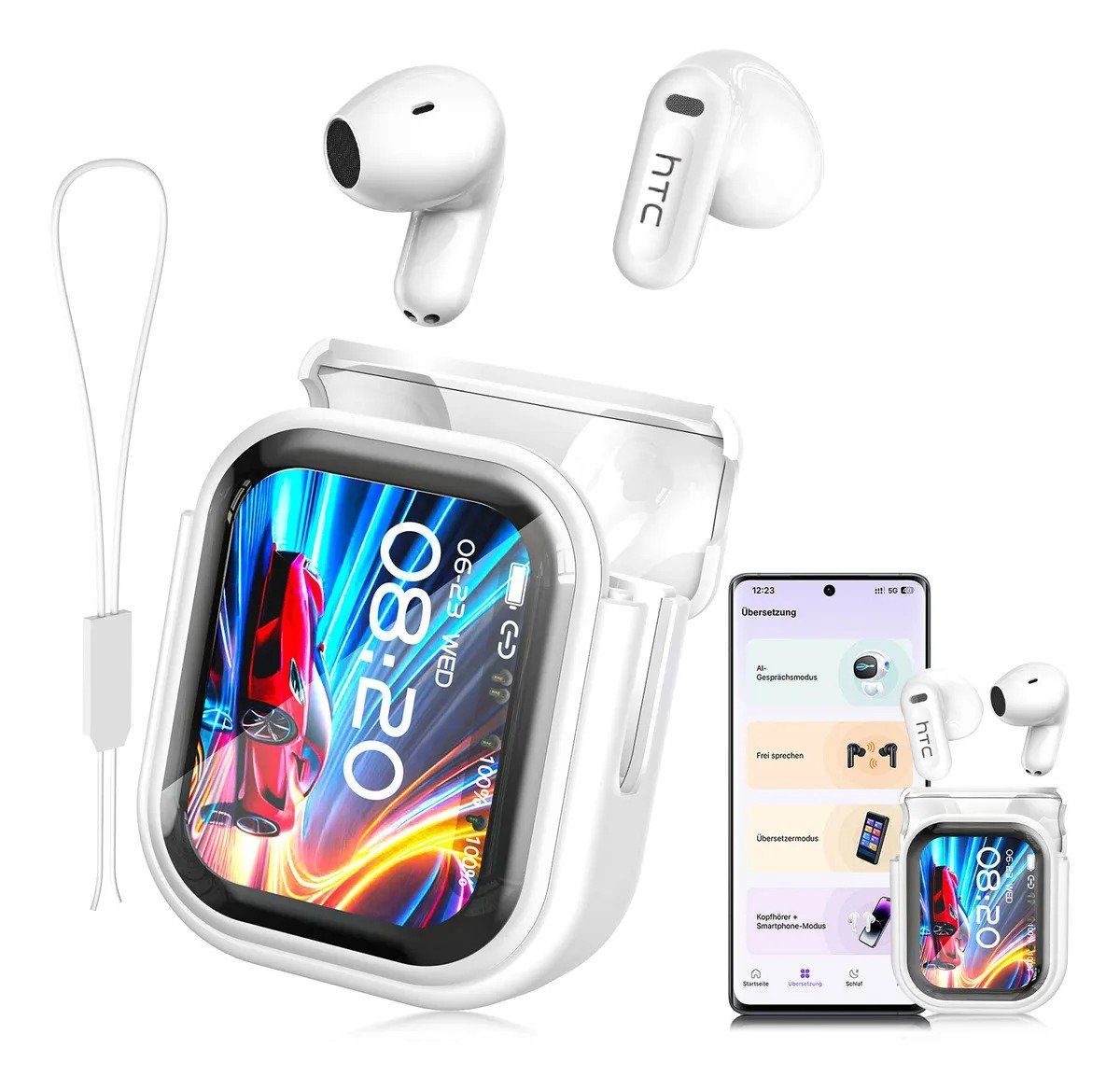 Audífonos Htc Ne20 con Pantalla Táctil Inteligente con 46% de DESCUENTO