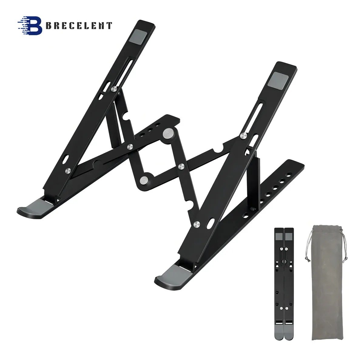 Base Soporte para Laptop de Aluminio Brecelent con 39% de DESCUENTO