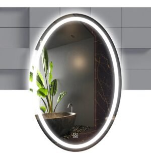 Espejo para Baño/Tocador Ovalado de Lujo Raganet con 46% de DESCUENTO
