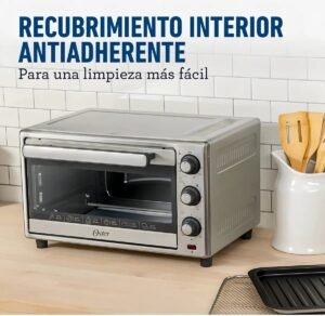 Freidora de Aire y Horno Multifuncional Oster de 25 Litros con 45% de DESCUENTO