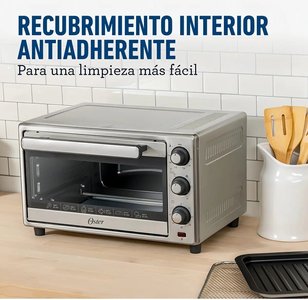 Freidora de Aire y Horno Multifuncional Oster de 25 Litros con 45% de DESCUENTO