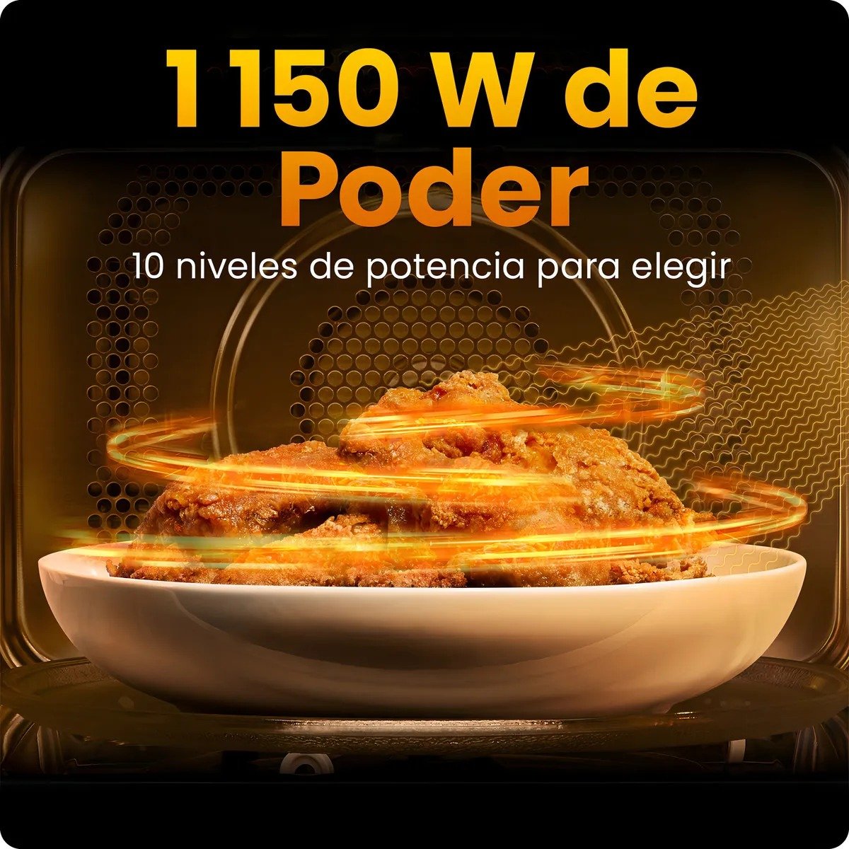 Horno de Microondas Chefman de 0.7 Pies cúbicos con 43% de DESCUENTO