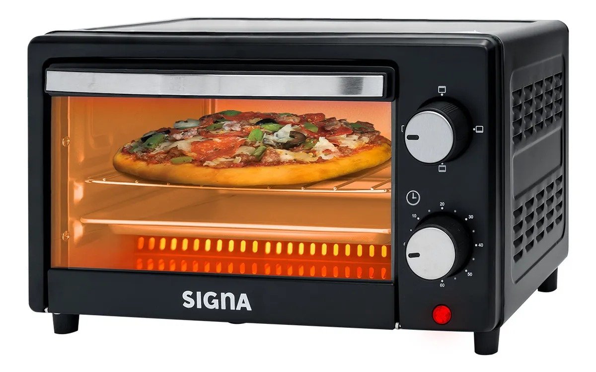 Horno Tostador Eléctrico de Mesa SIGNA de Acero Inoxidable con 46% de DESCUENTO