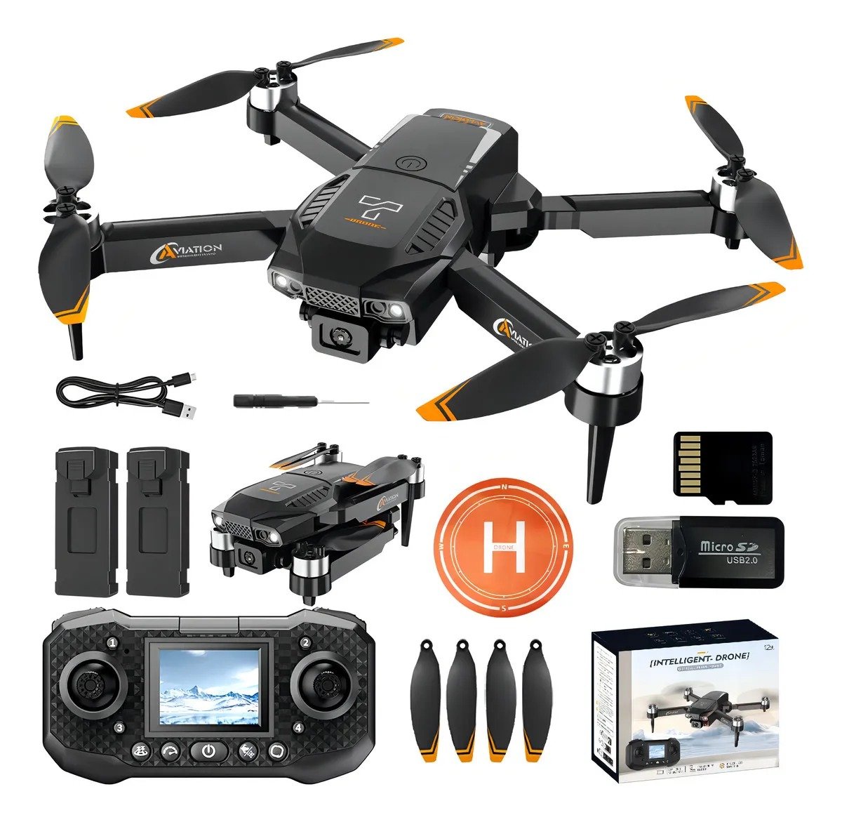 Mini Drone con Camara Doble Axnen F205 con 45% de DESCUENTO