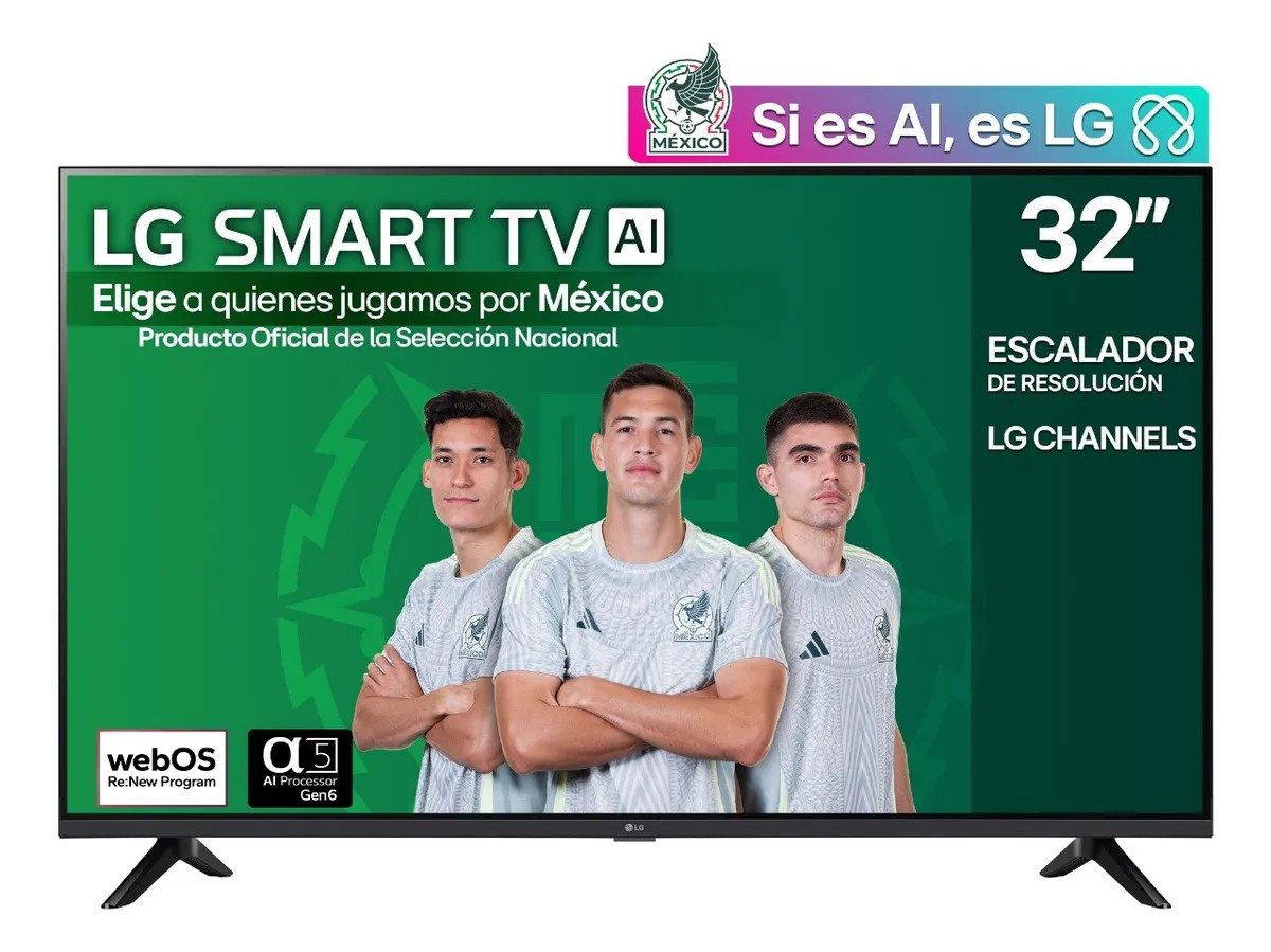 Pantalla LG Smart Tv Ai de 32 Pulgadas con 46% de DESCUENTO