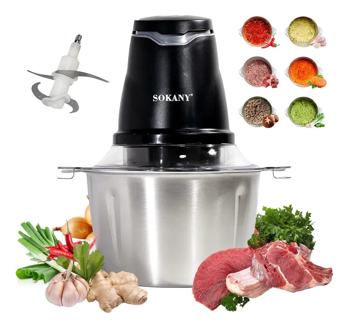 Procesador de Carne Eléctrico Hesta de Acero Inoxidable con 20% de DESCUENTO