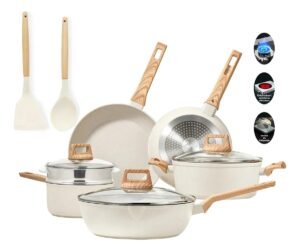 Home batería de cocina con 11 piezas chefkoch con 21% de descuento