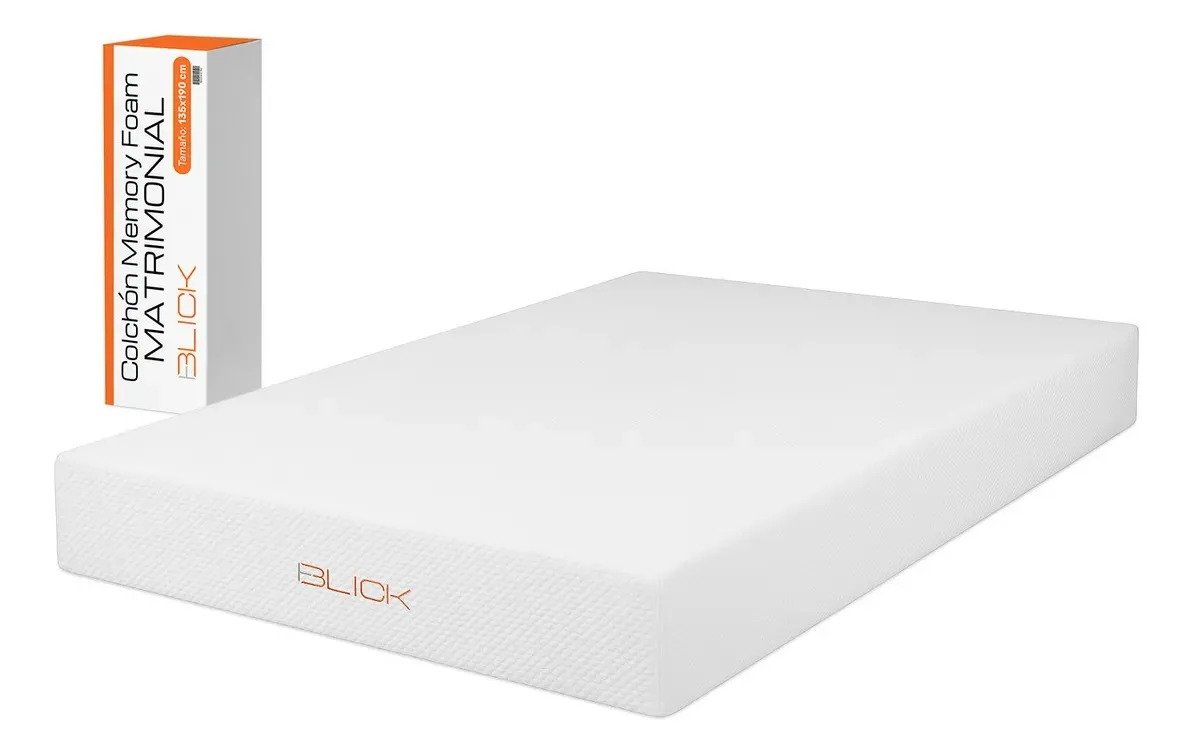 Colchón Matrimonial Ergonómico Blick con Memory Foam con 36% de DESCUENTO