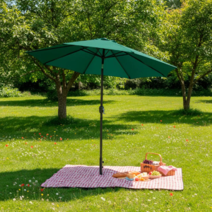 Home sombrilla plegable de jardín y playa selectshop de 2.7 metros de ancho con 15% de descuento