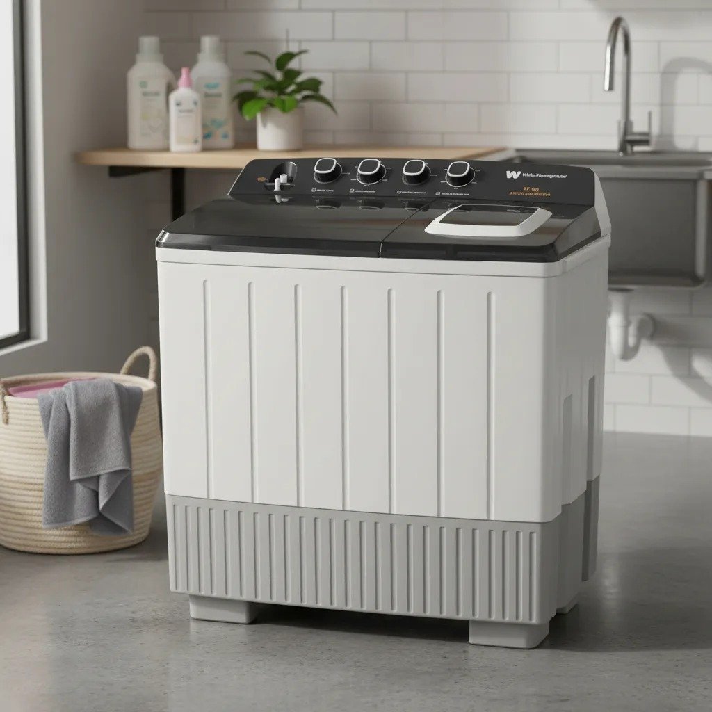 Home Lavadora Semiautomática White-Westinghouse de Doble Tina de 19 Kg con 29% de DESCUENTO