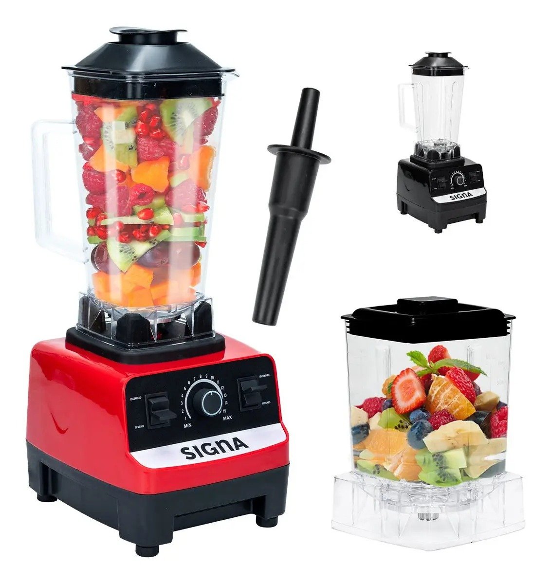 Home Licuadora Profesional Signa 2 en 1 con 15 Velocidades y 52% de DESCUENTO