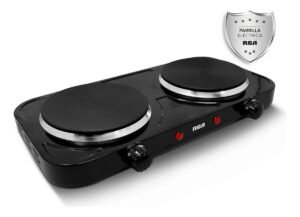 Home parrilla eléctrica rca de 2 hornallas con 54% de descuento