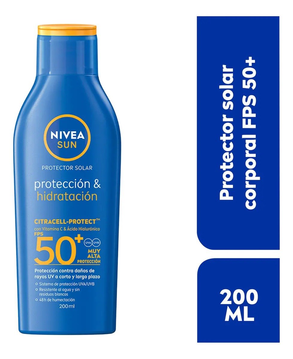 Protector Solar Corporal NIVEA SUN de 200 ml con 43% de DESCUENTO