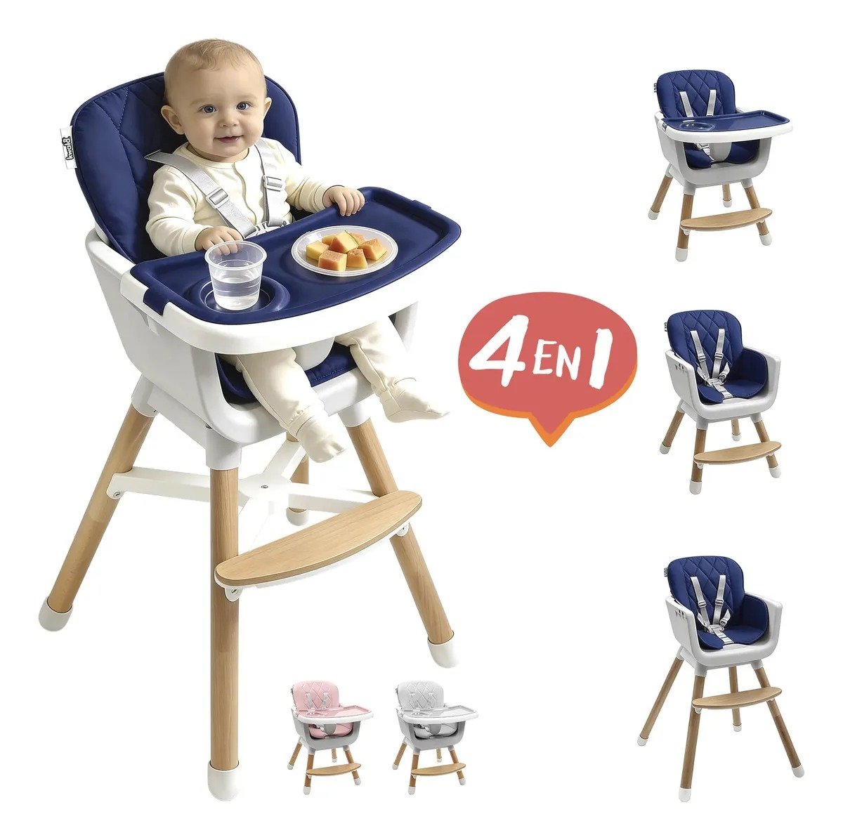 Silla alta para bebé Kwala con 32% de DESCUENTO