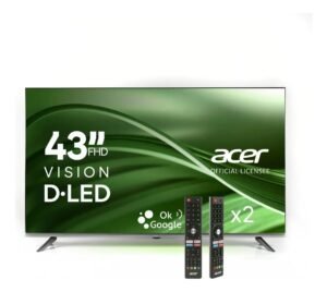 Smart Tv Acer de 43 Pulgadas DLED Full HD con 41% de DESCUENTO