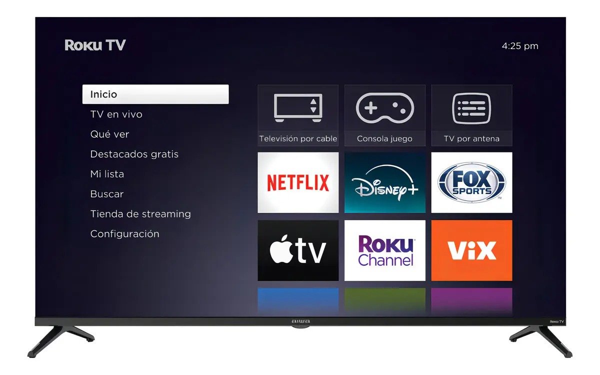 Home Smart Tv Aiwa Roku de 43 Pulgadas con 20% de DESCUENTO